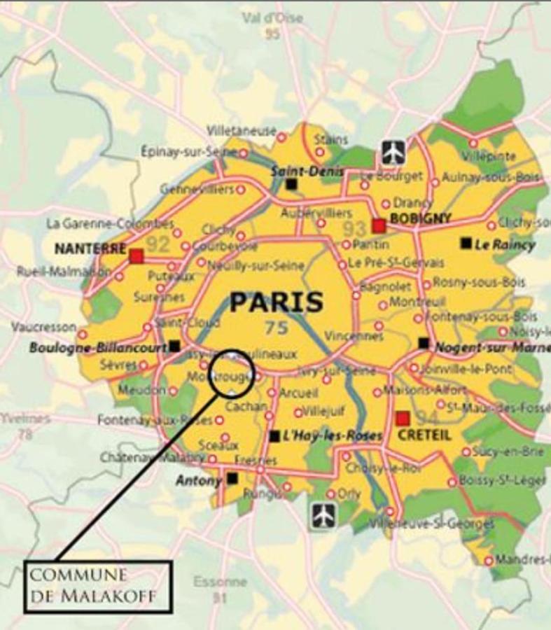 Charment Studio Proche Paris 15 マラコフ エクステリア 写真